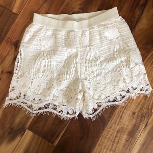 Lace shorts